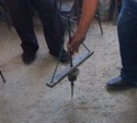 A hand drill made by the blacksmith